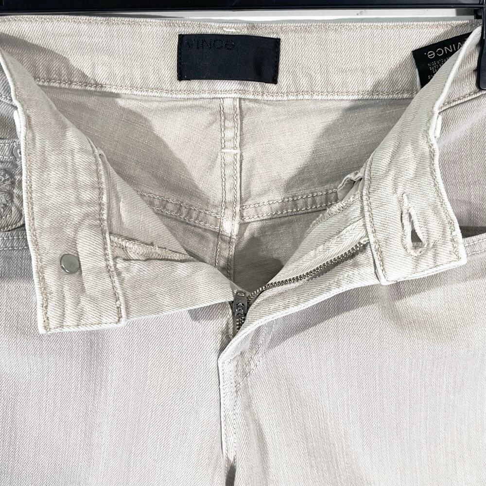 VINCE Women’s Mason Rolled Jean in Destructed Tawny Light Tan size 29 - Picture 5 of 7